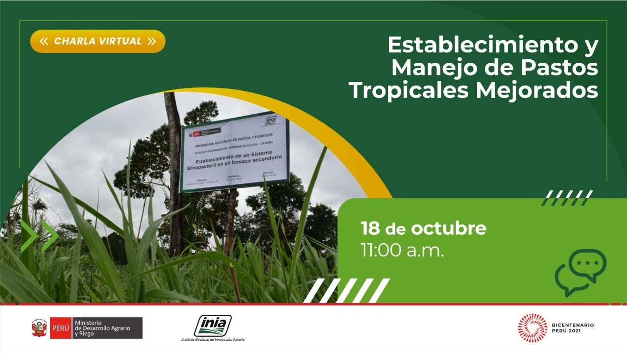 Establecimiento y Manejo de Pastos Tropicales Mejorados