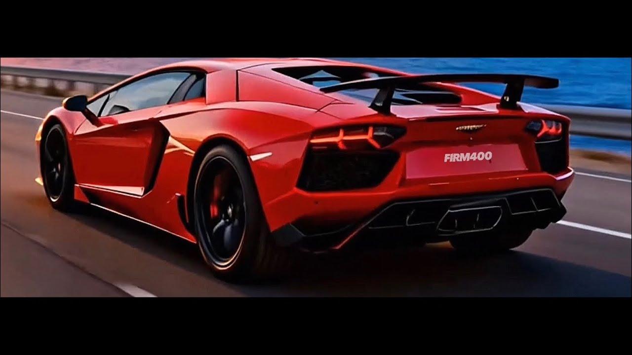 LAMBORGHINI AVENTADOR ROLLING SHOT REAR POV LIVE WALLPAPER SCREENSAVER AI ASMR 12 MINUTES 