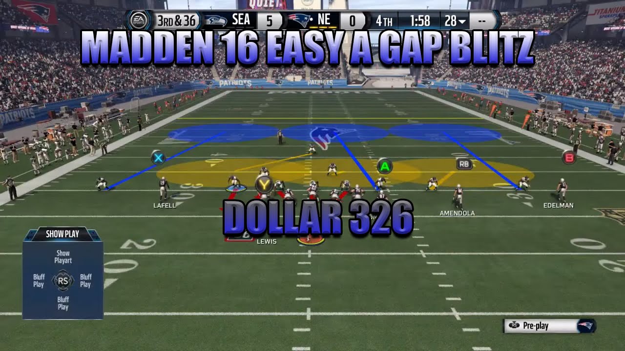 Madden 16 Nano Blitz | Dollar 326 A Gap | Post 2/23 Patch
