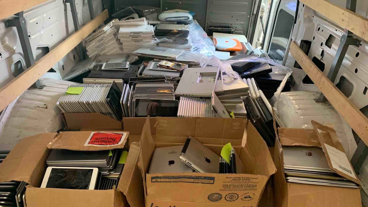 Just another typical boring recycler pickup of 700 Apple devices