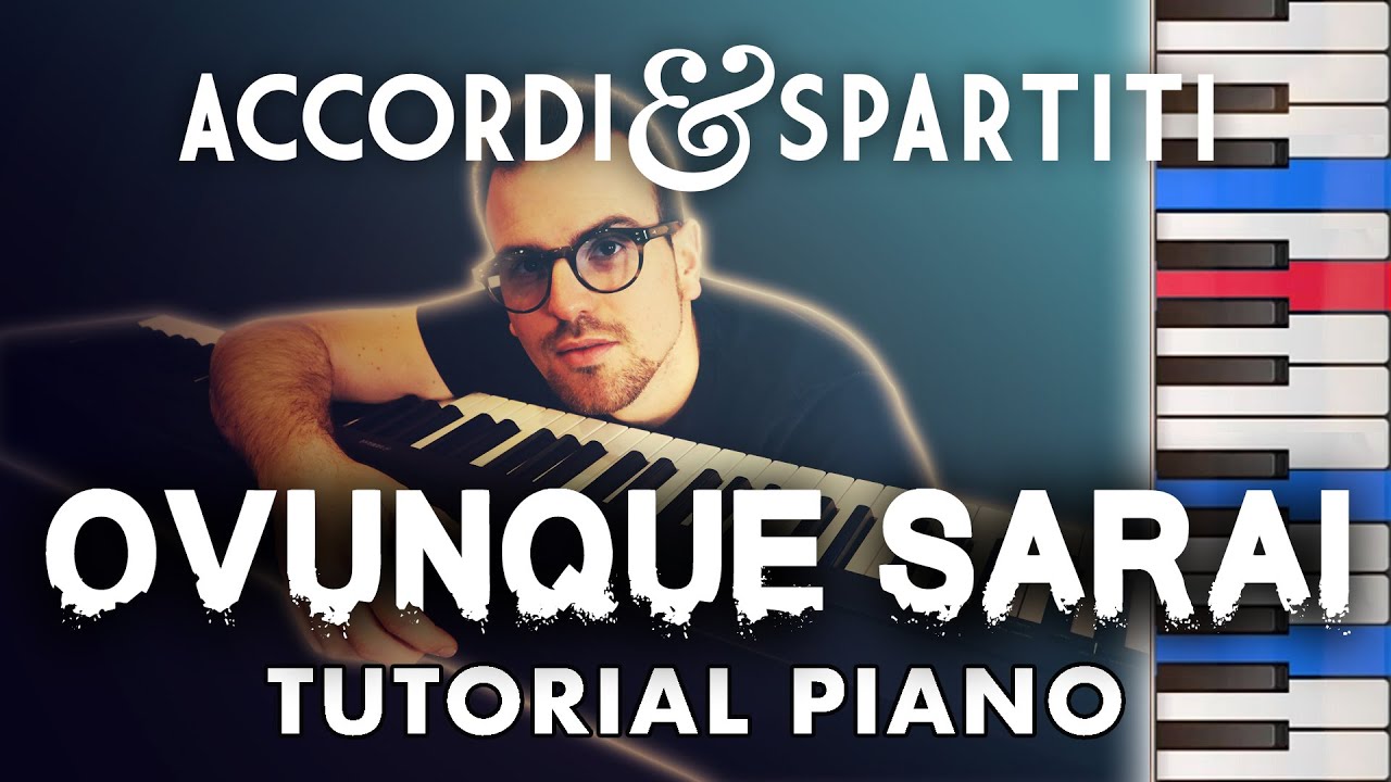 OVUNQUE SARAI Tutorial Pianoforte - Irama