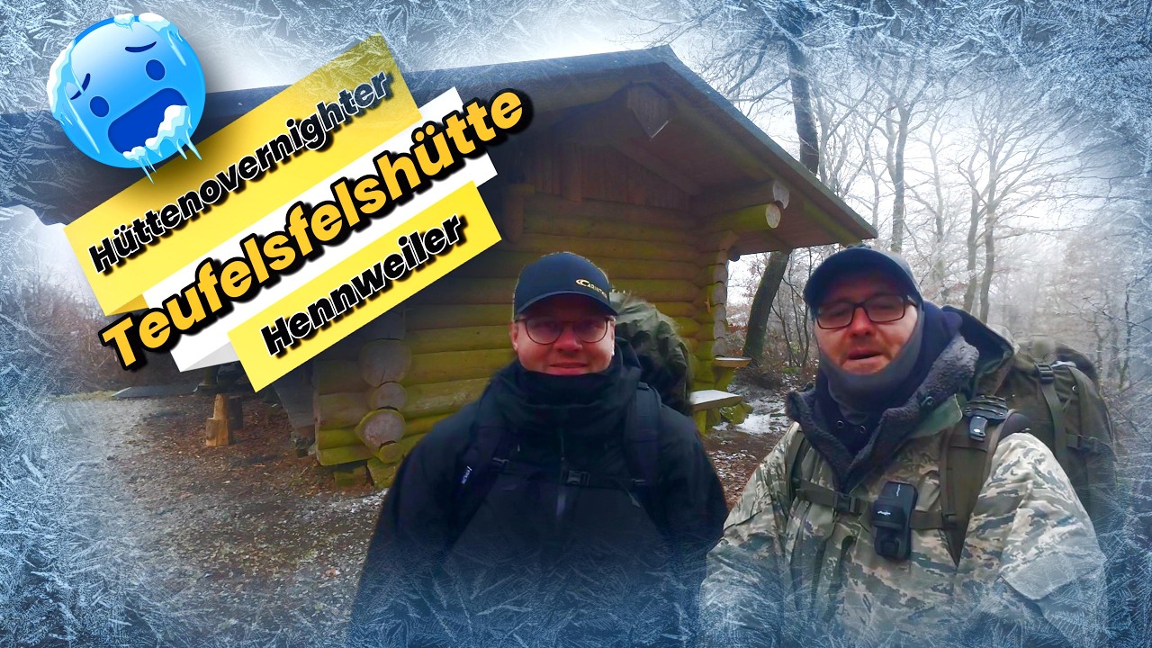 Eiskalte Nacht in der Teufelsfelshütte | Damit hatten wir nicht gerechnet !