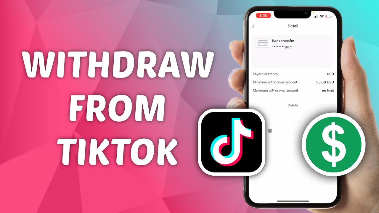 Как вывести деньги из TikTok
