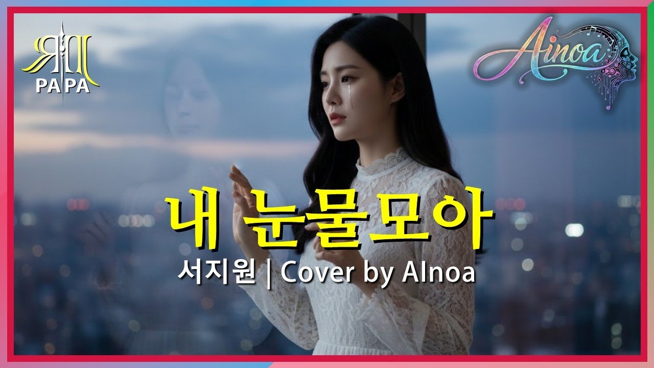 내 눈물모아 - 서지원 | Cover by AInoa (가사/Lyrics) | High Quality Audio
