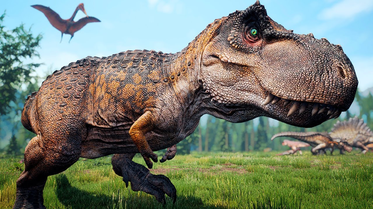 Magnatyrannus Rex (Magna Rex) vs Hypo Giga! Utahraptor Tentou me Devorar | The Isle | (PT/BR)