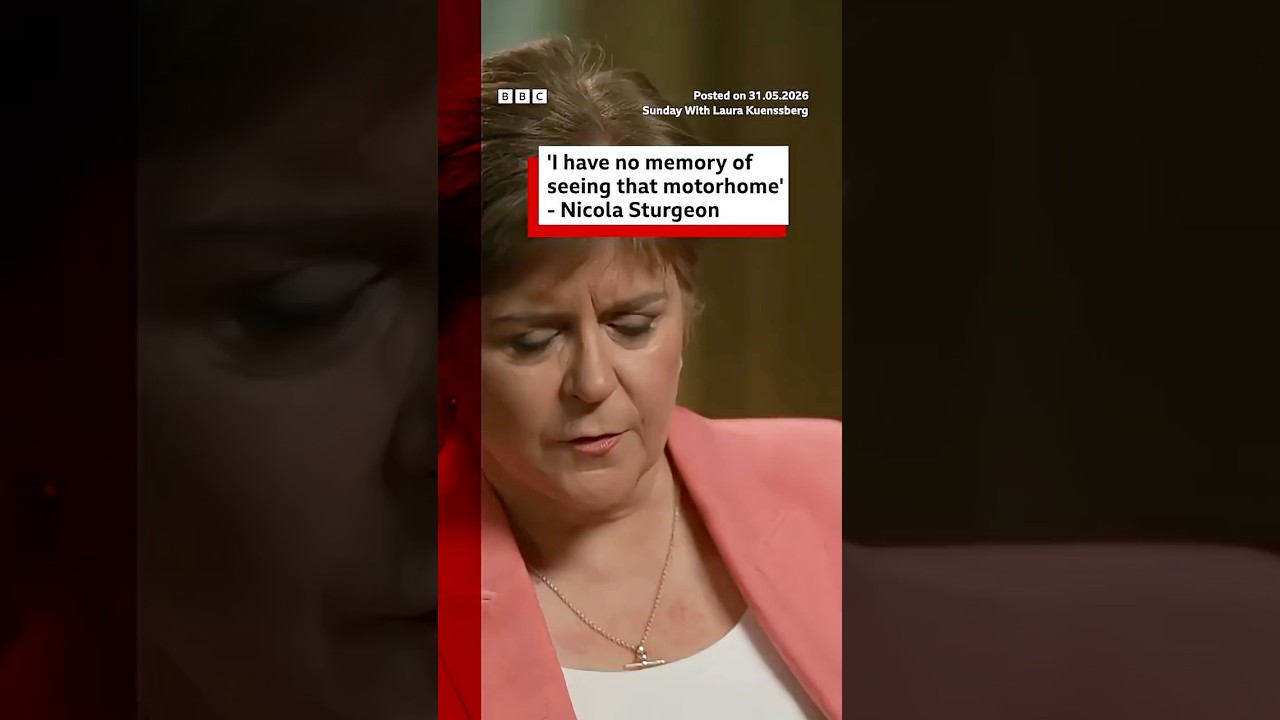 &lsquo;I have no memory of seeing that motorhome&rsquo;, says Nicola Sturgeon #BBCNews