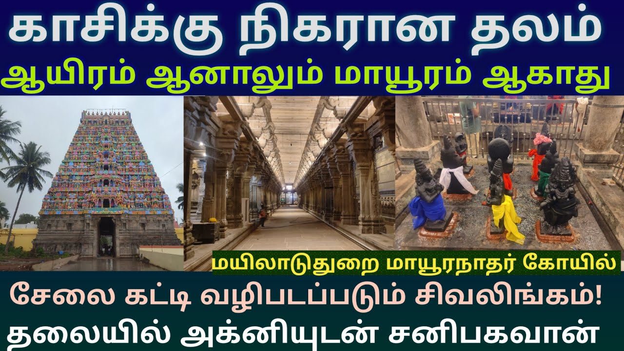 காசிக்கு நிகரான மயிலாடுதுறை மாயூரநாதர் கோயில் |குதம்பைச் சித்தர் ஜீவசமாதி உள்ள தலம் |தனுசு ராசி தலம்