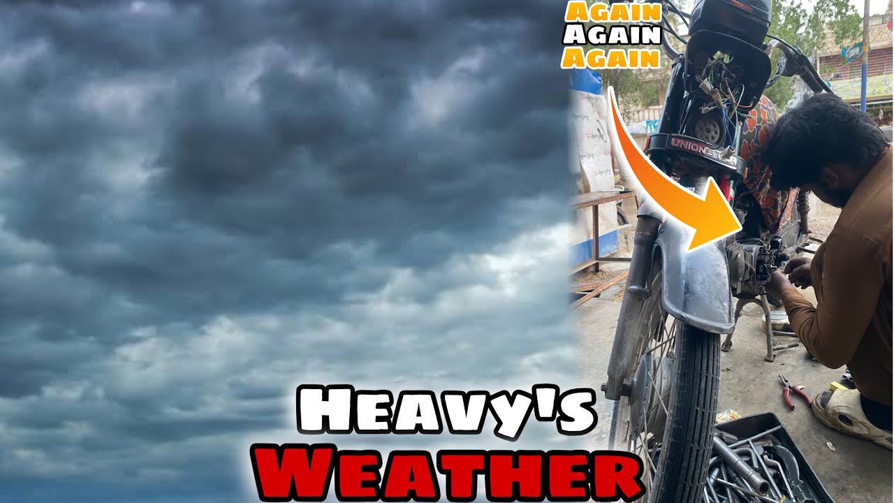 Heavy Weather 🥰 || Bike Problem Again & Again || @SHYKHFAMILY14 