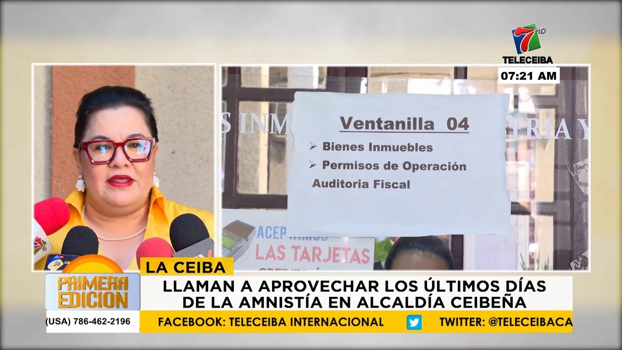 Llaman a aprovechar los últimos días de la amnistía en alcaldía Ceibeña