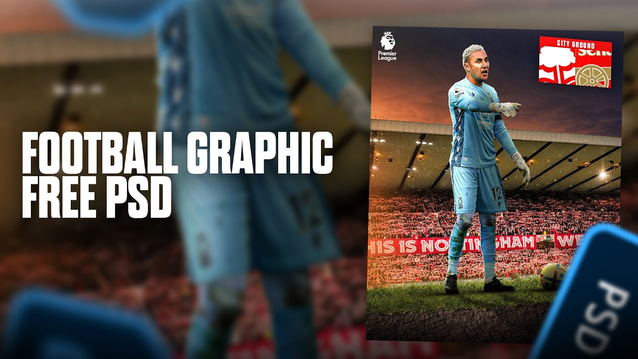 Photoshop Football Tutorial | FREE PSD