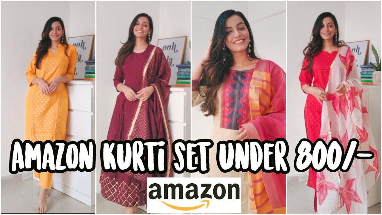 Amazon kurti set haul under 800rs | Amazon Kurti, Palazzo Set Review  | Harshala Patil