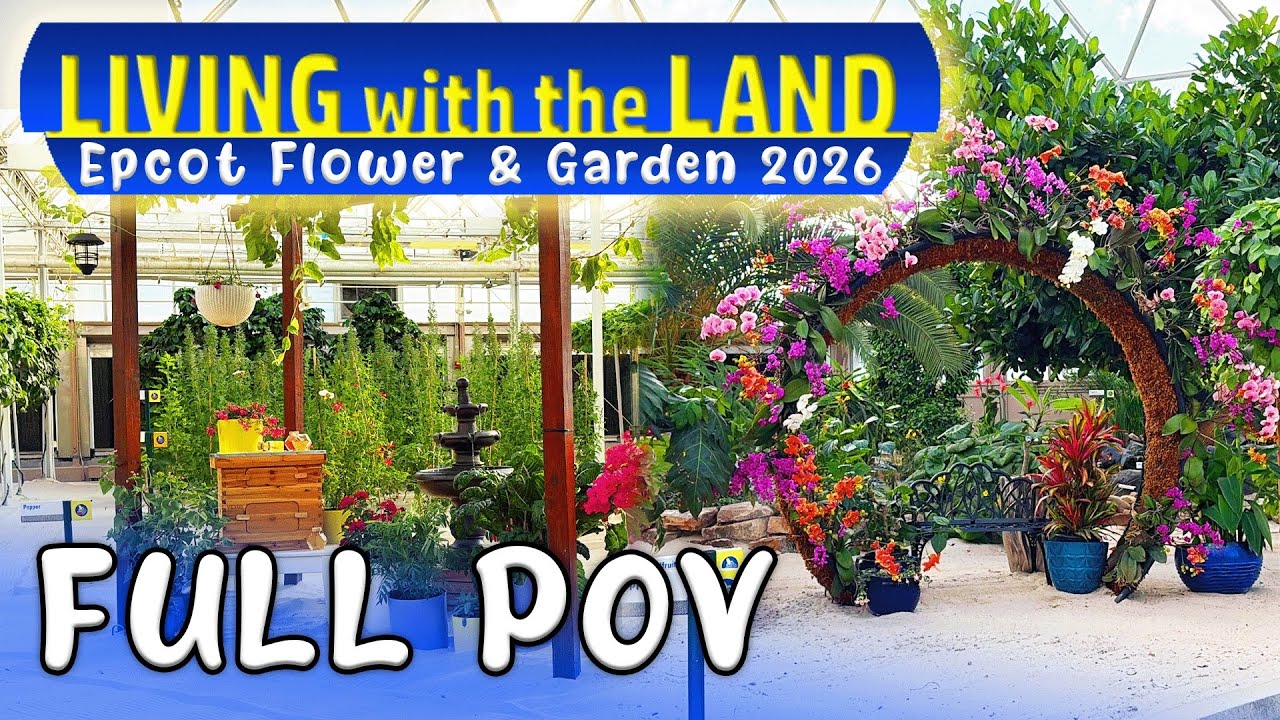 Living With the Land Decorated for EPCOT Flower & Garden Festival 2026