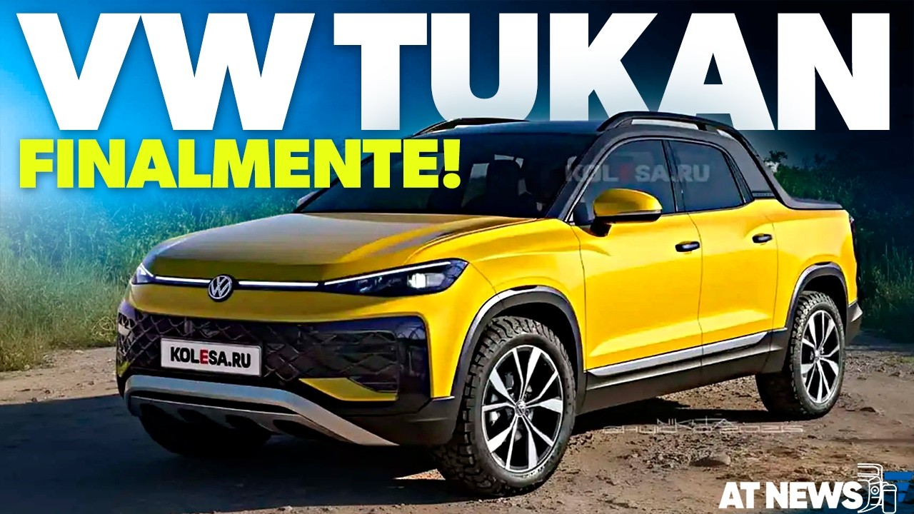 VW TUKAN! FINALMENTE a Rival da Fiat Toro ser&aacute; lan&ccedil;ada em 2027