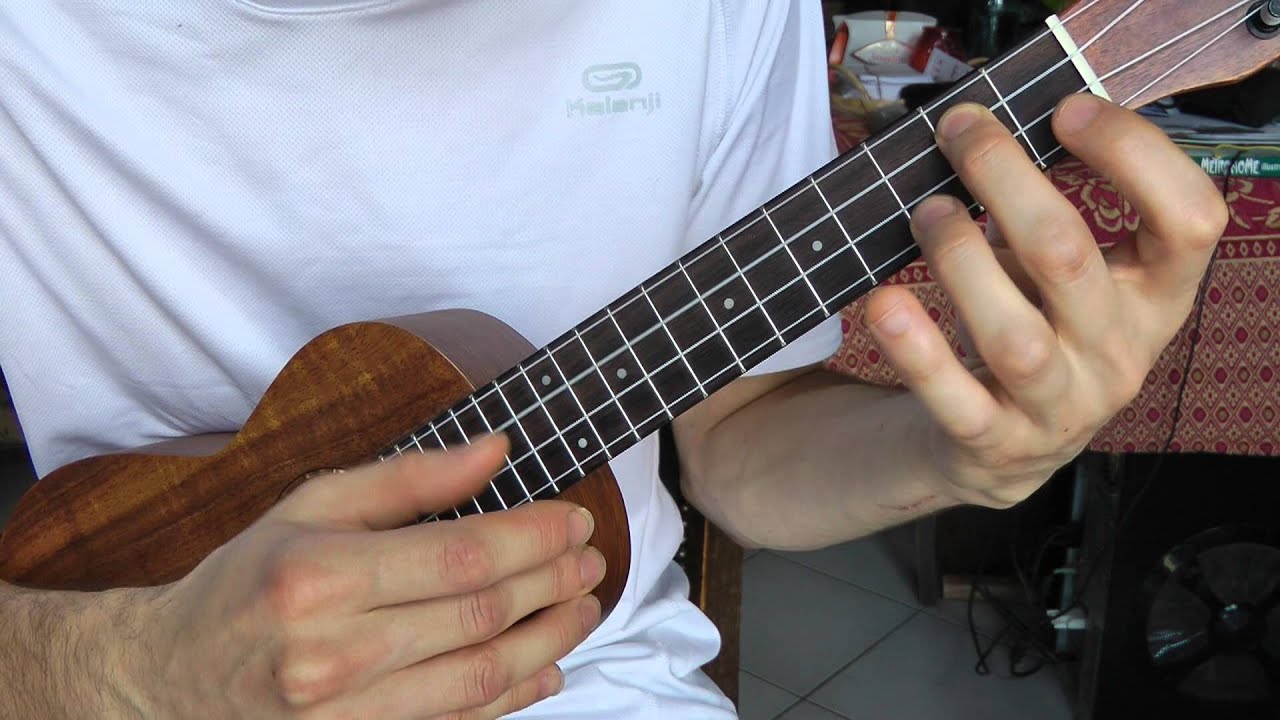 Cours de ukulélé - Apprendre les notes (5/65) Sol grave - 3 Chansons enfantines