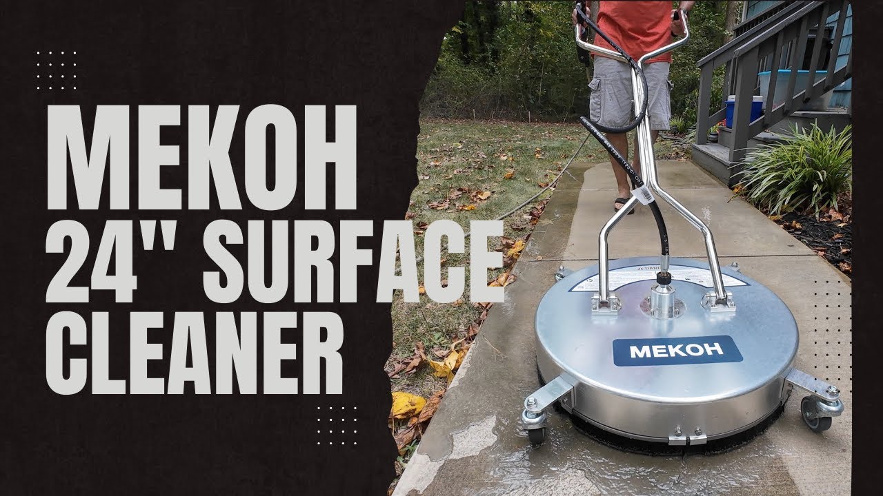 Mekoh 24'', 4500PSI Aluminum Pressure Washer Surface Cleaner