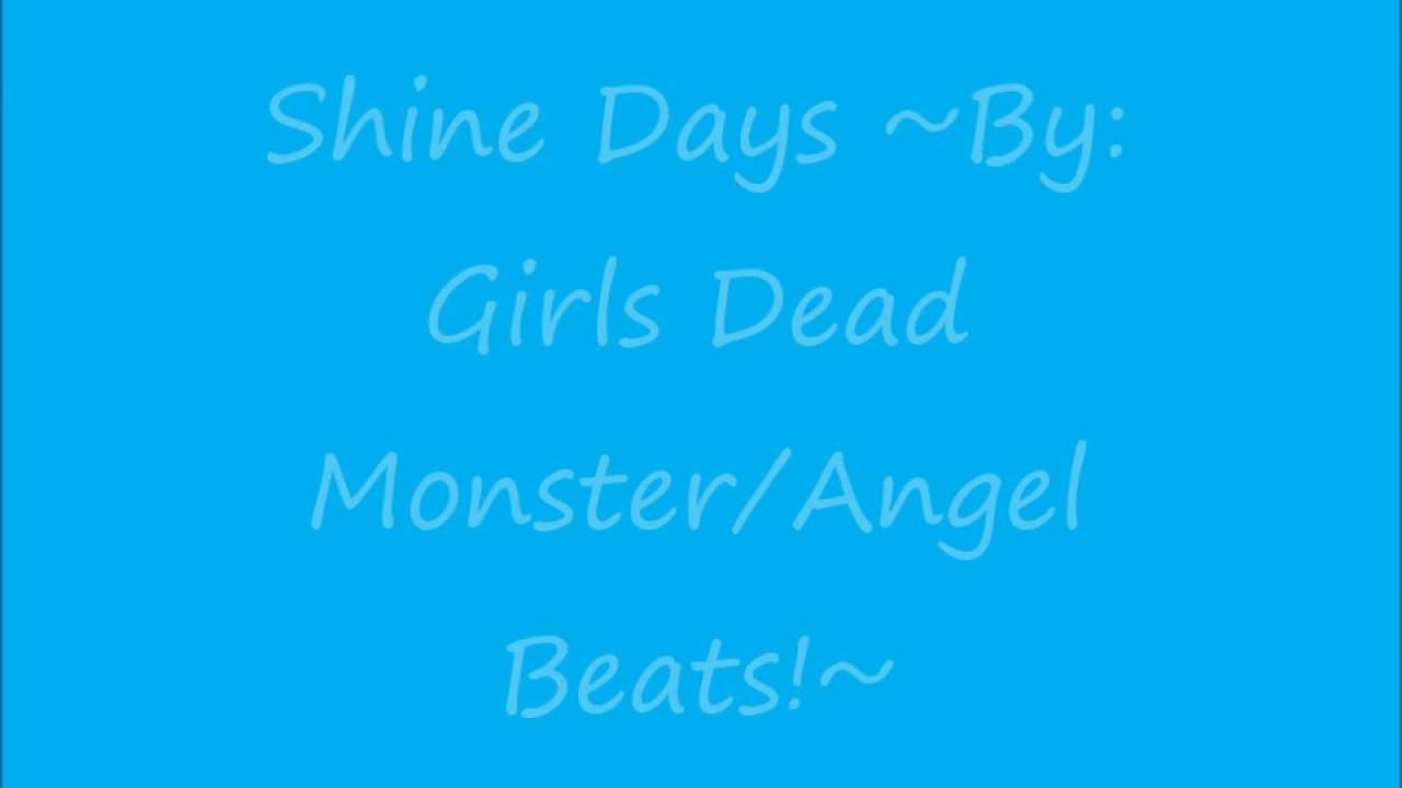 Shine Days Lyrics [GirlsDeMo - Angel Beats!]