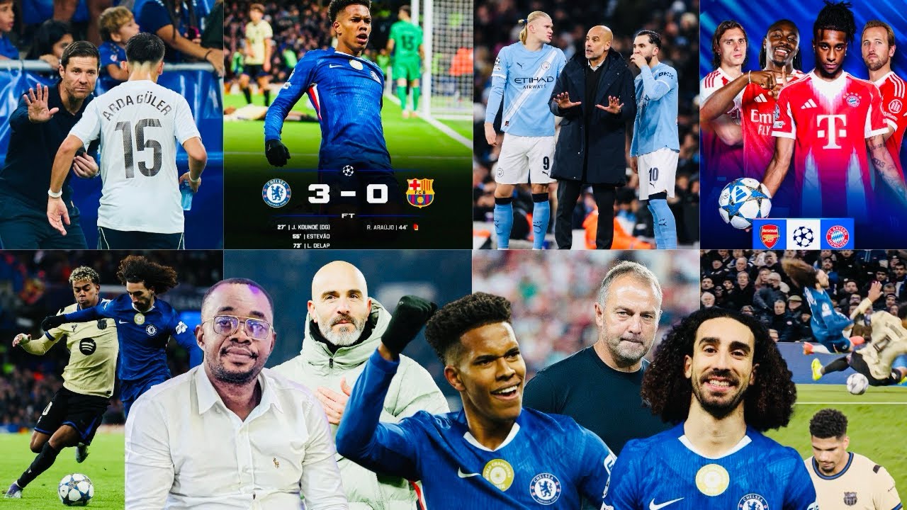 КОРОЛЬ ЭБЕН ИНОСТРАННЫЕ НОВОСТИ ЧЕЛСИ 3:0 БАРСЕЛОНА, МАРЕСКА ТАКТИКС🔥 ЭСТАВАО МЕДЖИК, КУКУ ПРОТИВ...