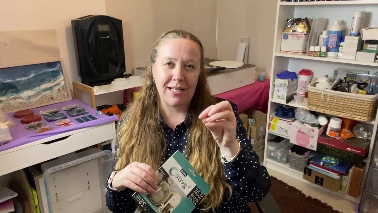 Sharon's Hot Tip for Resin (11)  Silver & Gold  Leaf Hack - Beginners