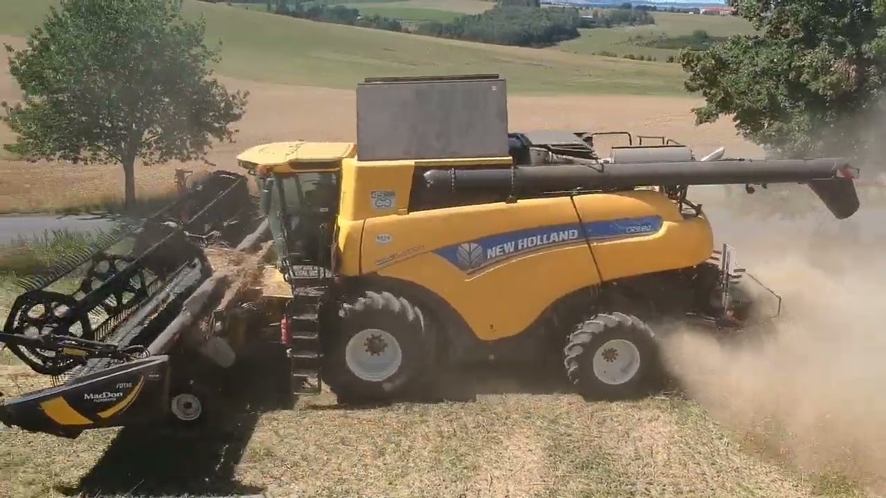New Holland  CR 9.80 \ MacDon FD130 & CASE pro 7250 (žně 2022)