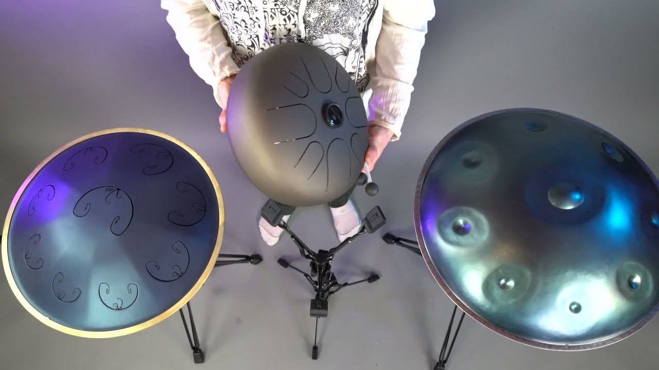 Сравнение хэндпана/пан-барабана: Meinl Sonic Energy Steel Tongue Drum, RAV Vast и Aura Handpan