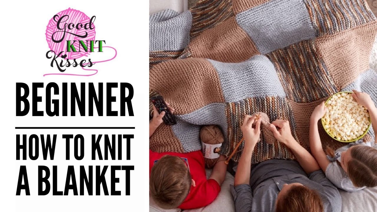 How to Knit a Blanket in Bernat Softee Chunky (CC)