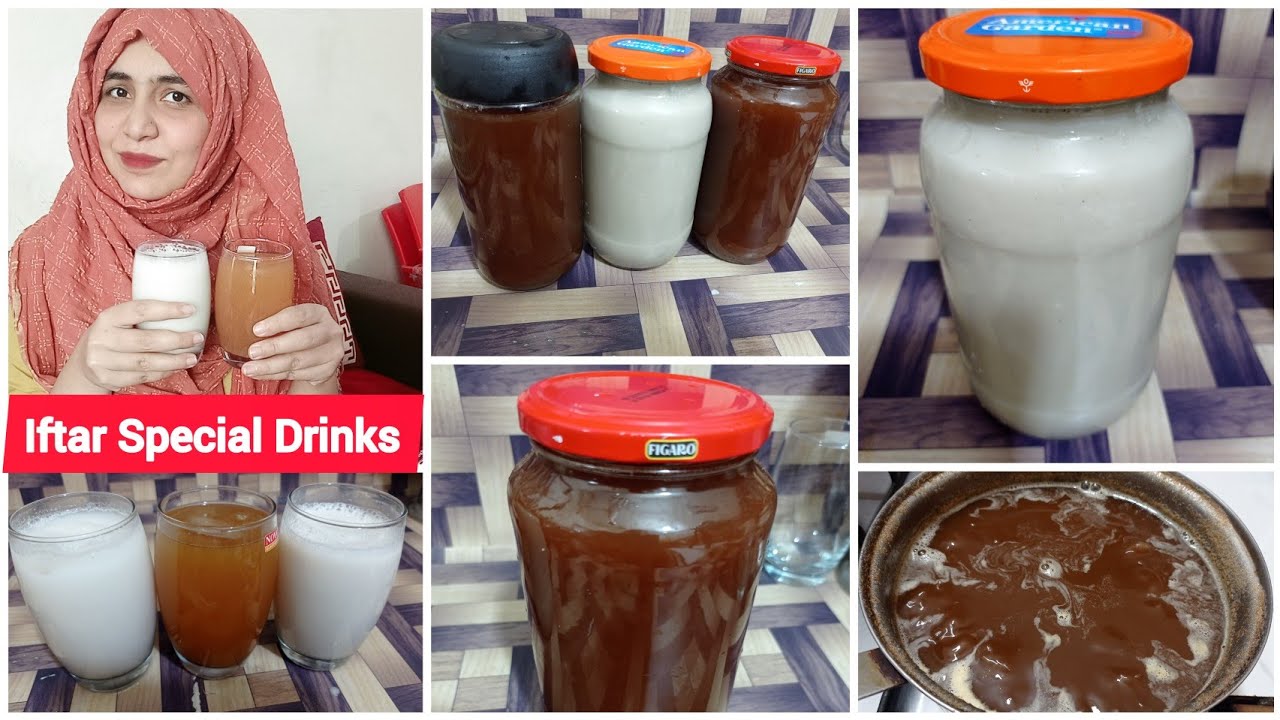 Iftar Drinks Bana k Save KR li aj | Pora Ramzan Use krain gy | Kon Kon c Drinks Banai aj ma ne 🤔