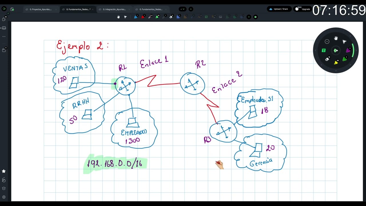 Creación de subredes usando VLSM