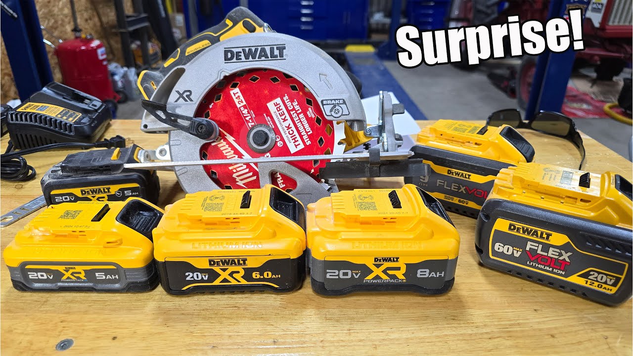 DEWALT 20V XR POWERPACK 8 Ah Battery Testing #dewalt #dewalttough