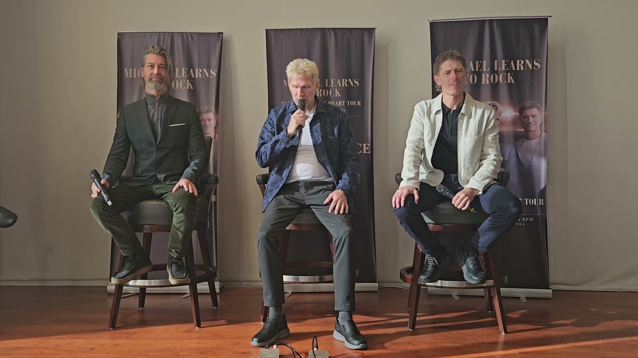 Michael Learns to Rock's press conference in Manila on Nov. 5