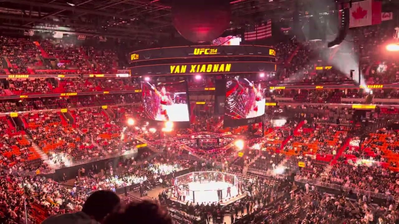 UFC 314 Yan Xiaonan vs. Virna Jandiroba walkouts & introductions