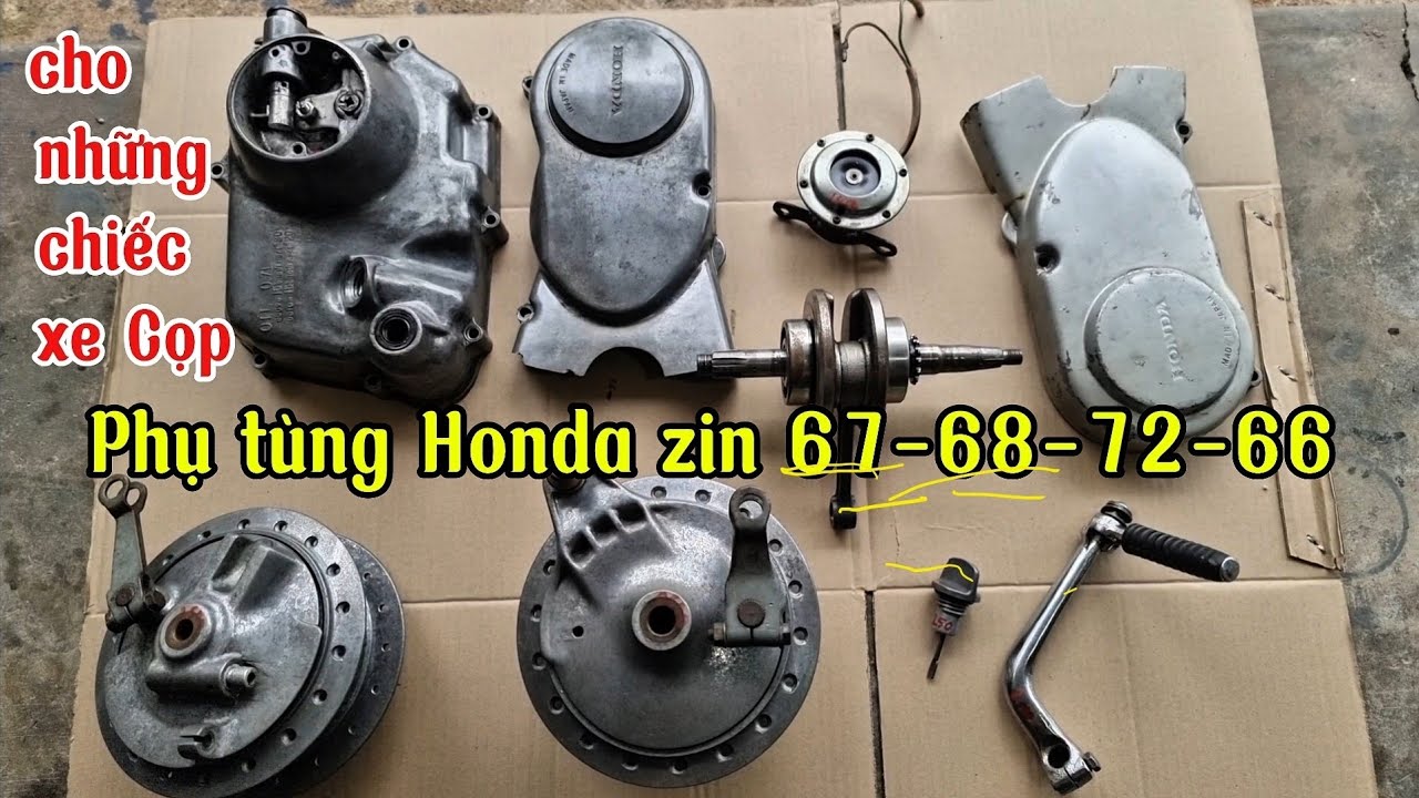 Phụ tùng Honda zin nguyên bản 67- 68 &72 zin 0961.266.477