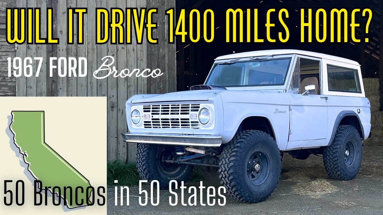 ПРОБЕЖИТ ЛИ этот ранний BRONCO 1400 миль ДОМОЙ?