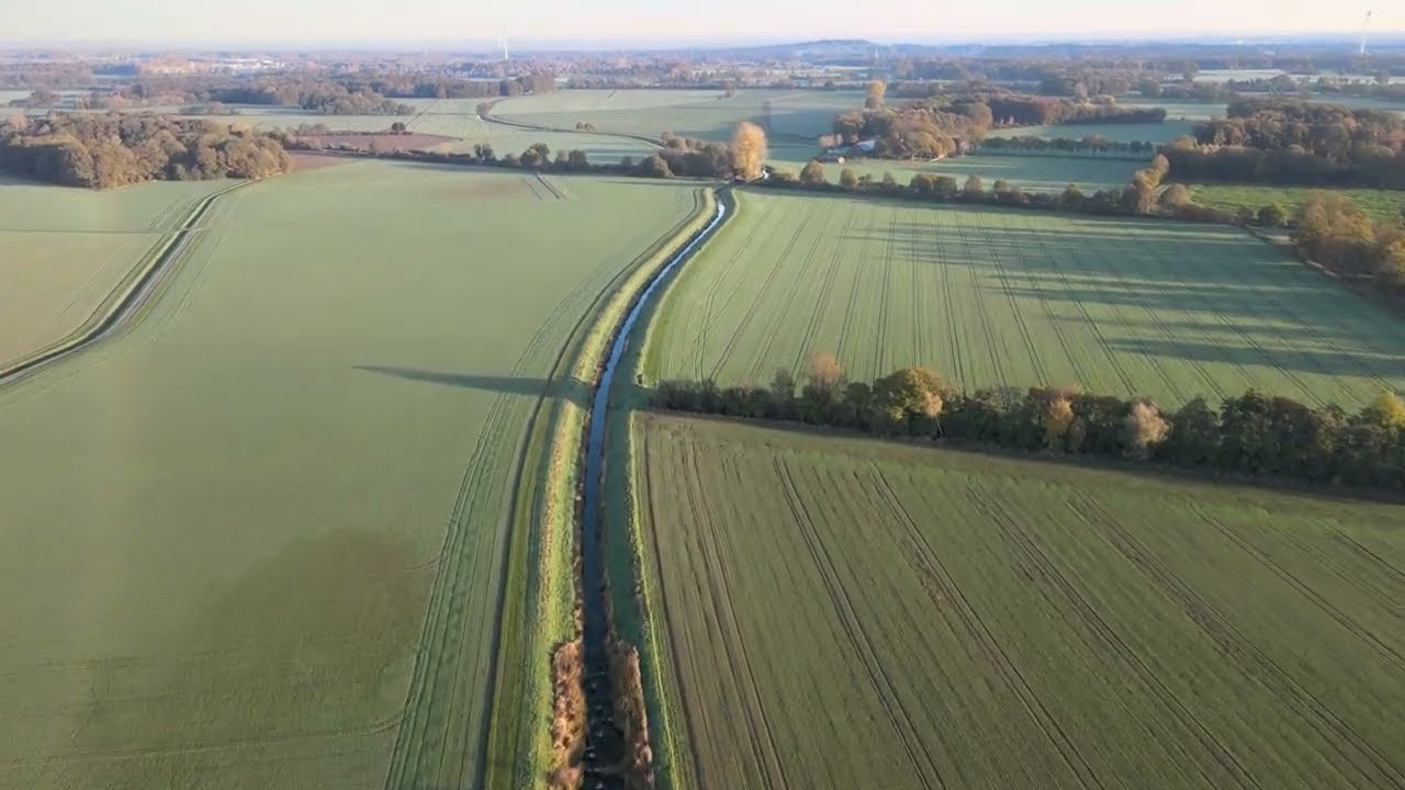 Metelen: Die Sonne im November bringt das richtige Licht zum Filmen!