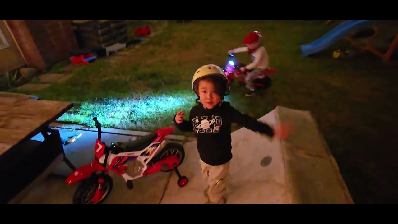 Dylan riding in circles