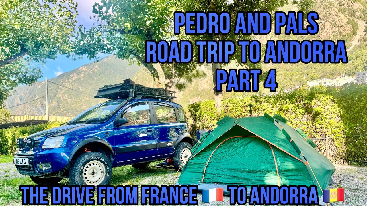 Fiat Panda 4X4 — Путешествие в Андорру, часть 4 | Поездка из Франции в Андорру