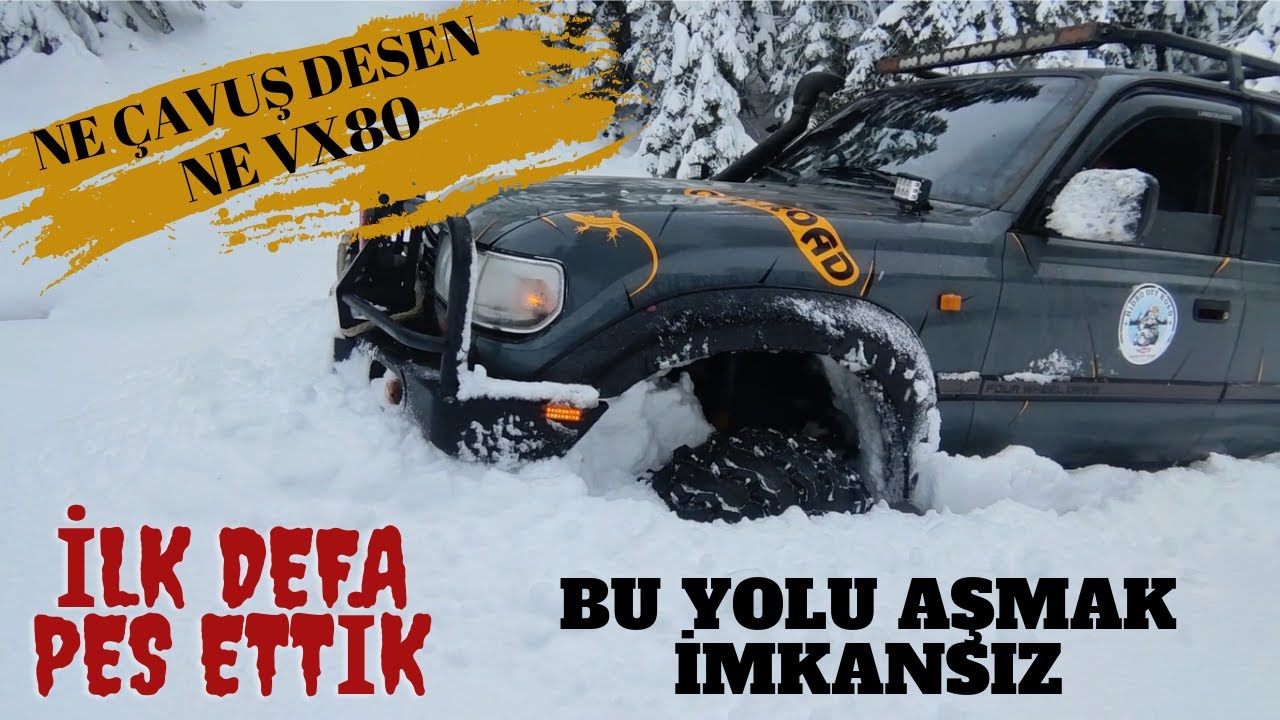 1M'LİK KAR VS ÇAVUŞ DESEN LASTİKLER❄BÖYLE OFFROAD YOK⭐TOYOTA VX80⚡MERCEDES XCLASS🌟NİSSAN NAVARA