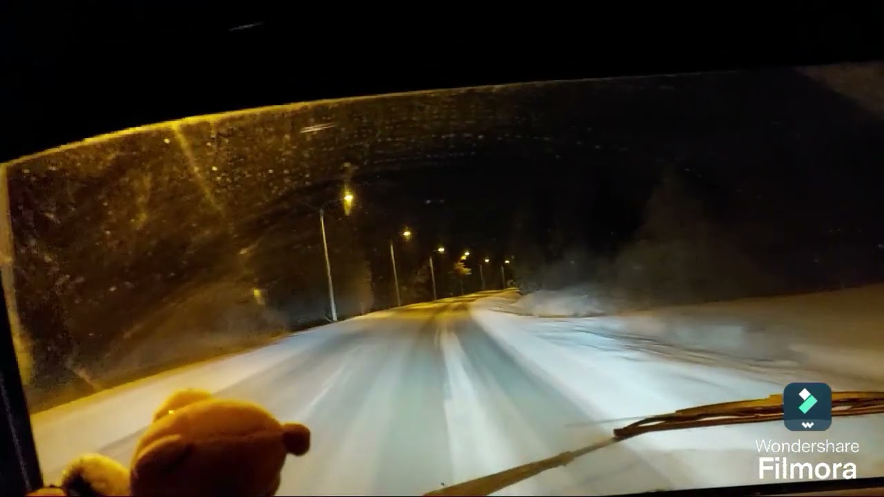 Olipa Pudasjärvellä kova pakkanen, chevy lähti käyntiin ja siitä ne talkoot sitte alkoi.....