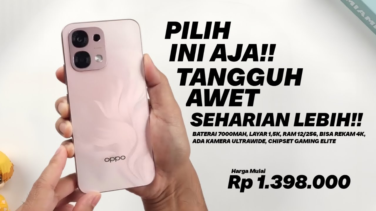 PILIH INI AJA, RAM 12/256GB, 7000MAH - HP BATERAI BESAR TERBARU 2025