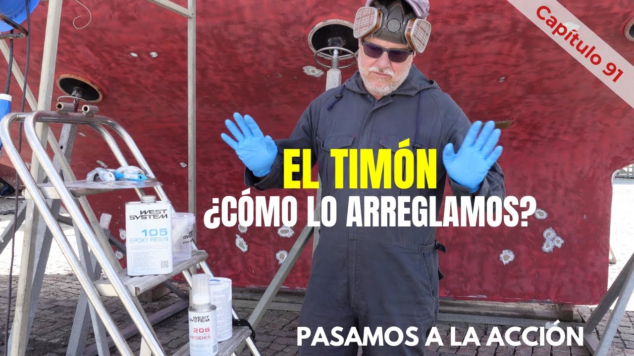 C-91.🔴ARREGLAMOS TIMÓN, cómo lo hemos hecho💧⛵️🤍
