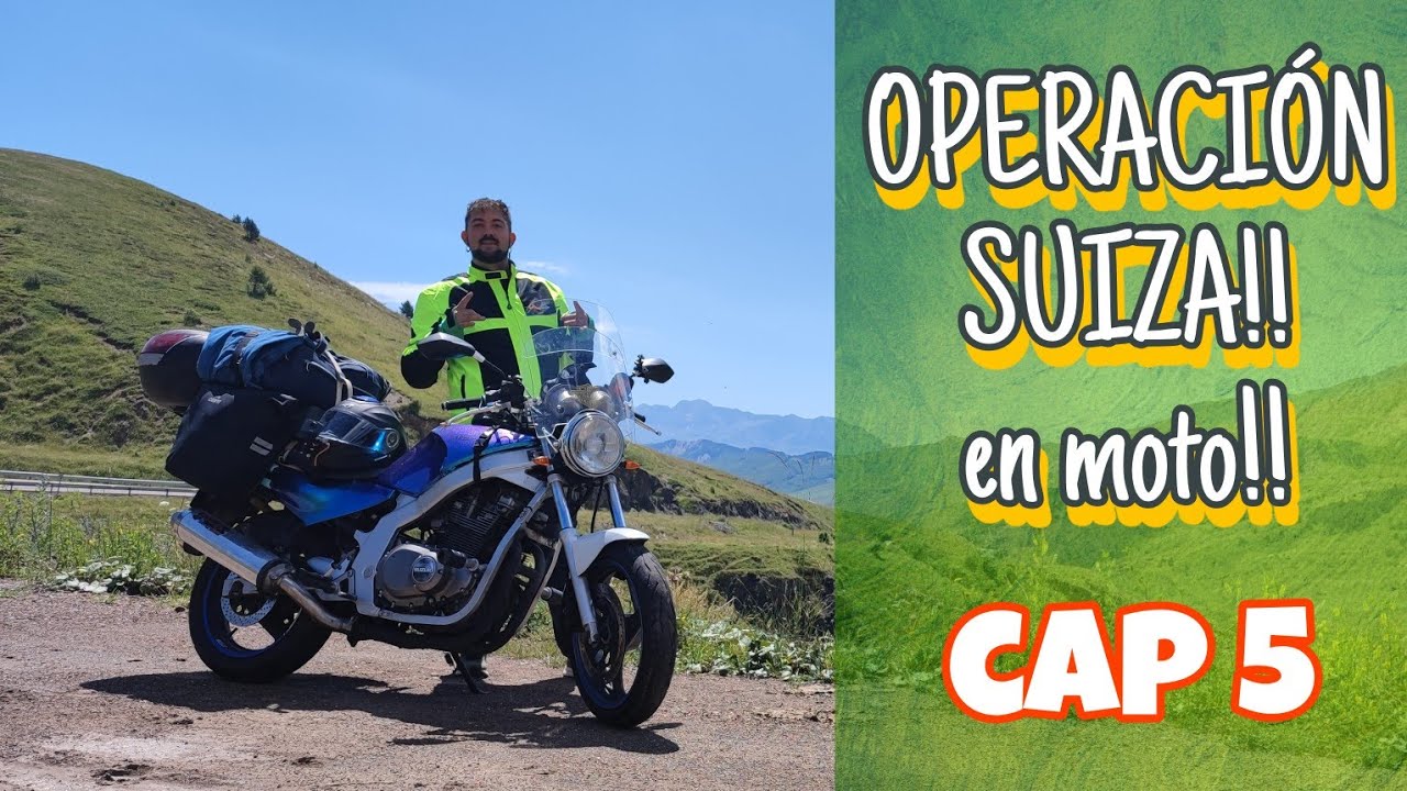 MOTOCAMPING En los PIRINEOS con TORMENTA // OPERACIÓN SUIZA 5