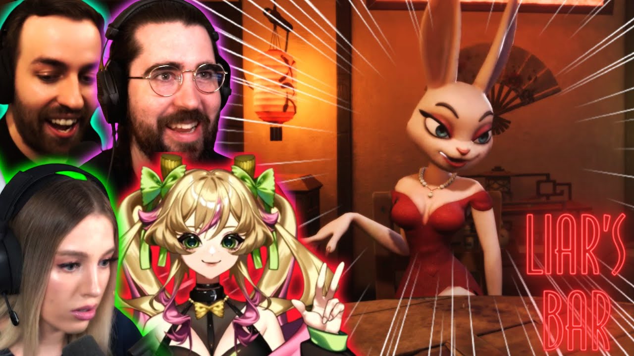 Emerome @PastaReacts @DaithiDeNogla And @BonsaiBroz All Play Liar's Bar Together!!!