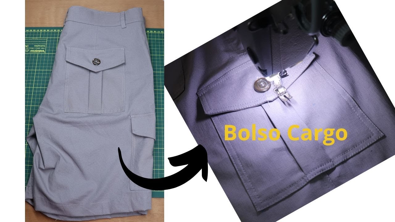 Bolso Cargo Bermuda Como Costurar Fácil