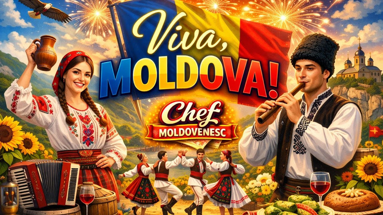 Chef Moldovenesc 💥 Viva, Moldova! (Official Video)