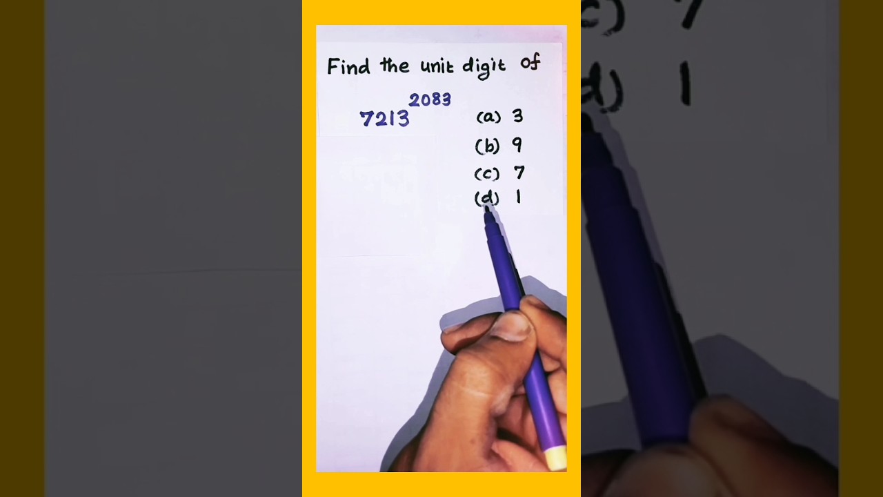 unit digit in number system | unit digit tricks #shorts #unitdigit #unitdigitconcept #numbersystem