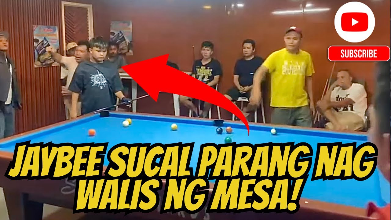 Jaybee sucal parang nag walis ng mesa! 