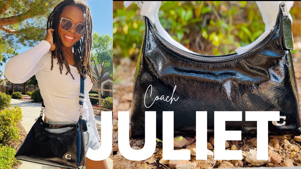 ОБЗОР СУМКИ COACH JULIET 🖤 Чёрная глянцевая кожа | КАК ПОДОЙДЁТ + ФОТО МОДОВ