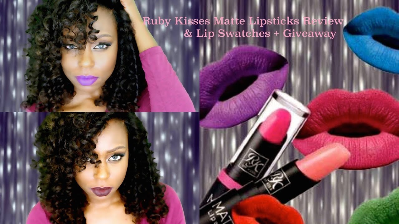 Ruby Kisses Matte Lipsticks Review & Lip swatches + Giveaway CLOSED
