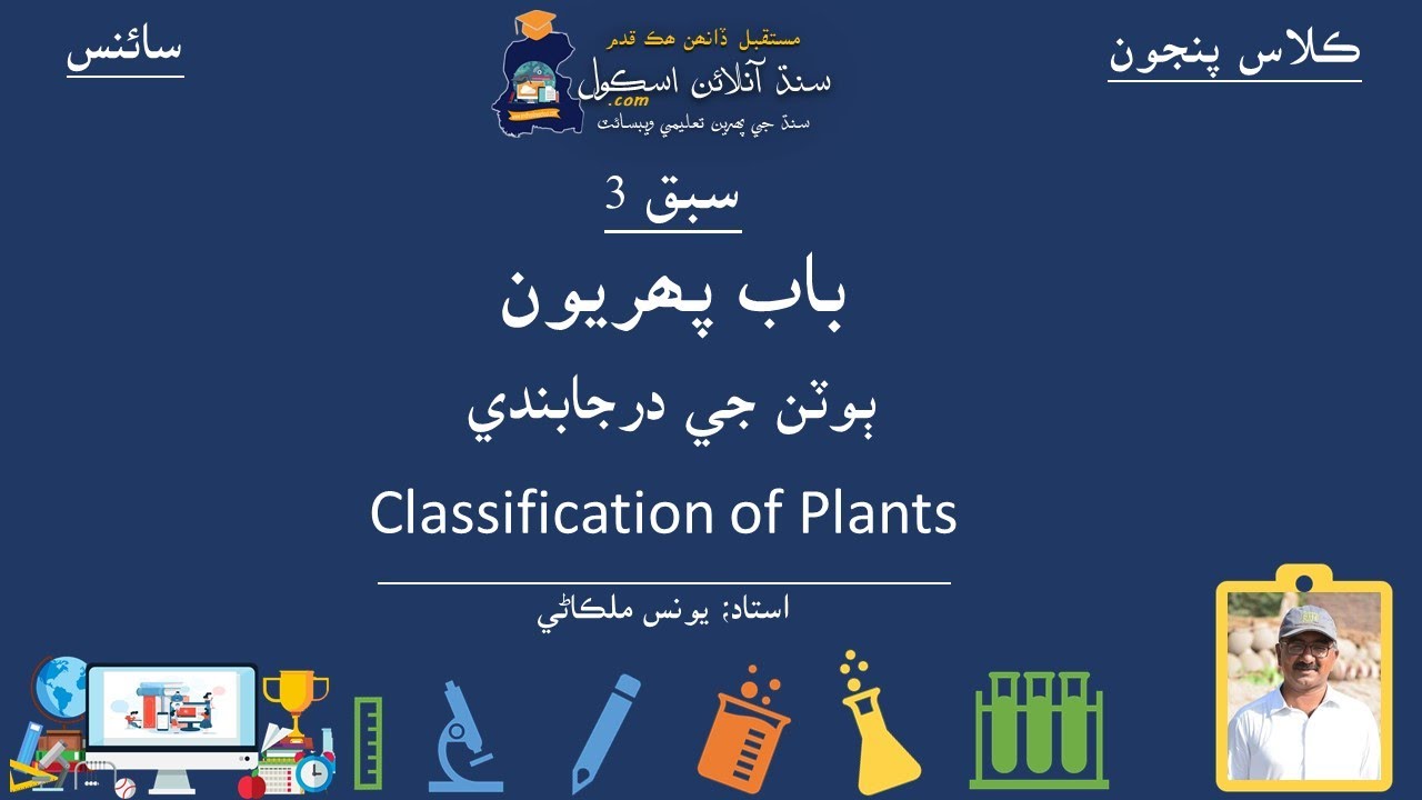 Classification of plants| Science Class 5| Chapter 1| Lesson 3| Sindh Online School