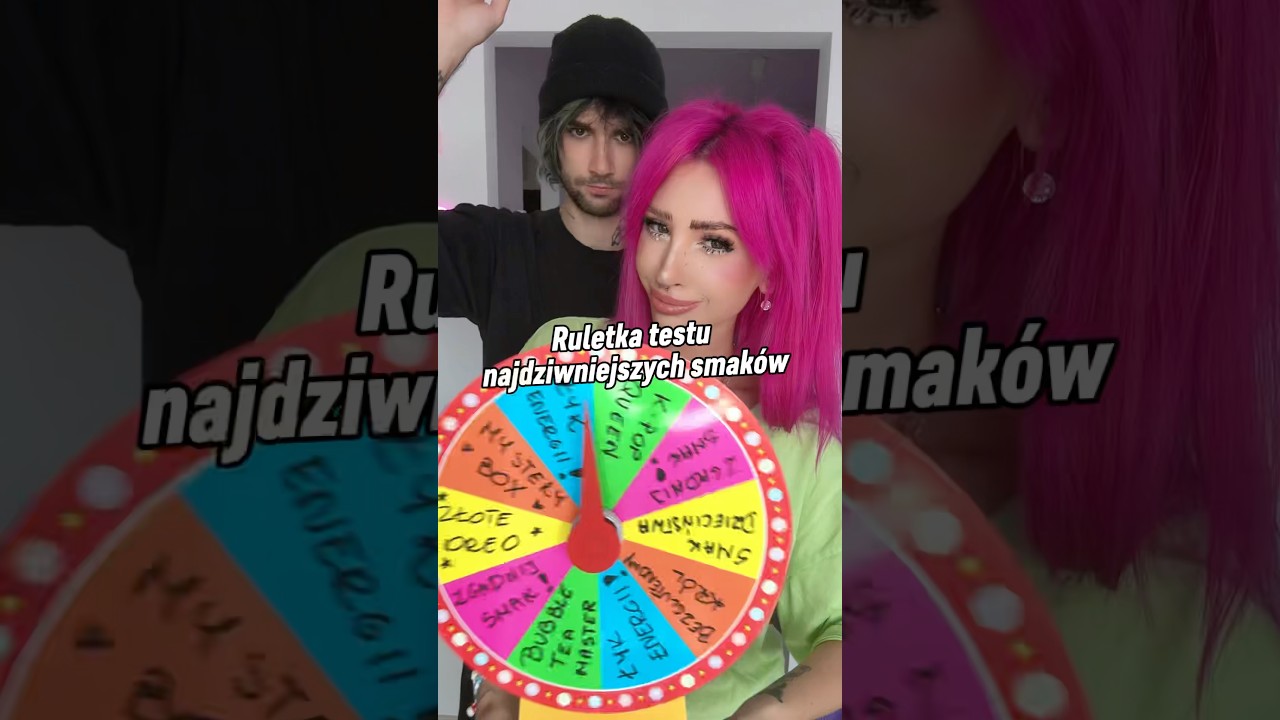 Kto wylosuje NAJDZIWNIEJSZY SMAK?!😮🤢 #ruletka #testujemy #słodycze #dziwne #challenge