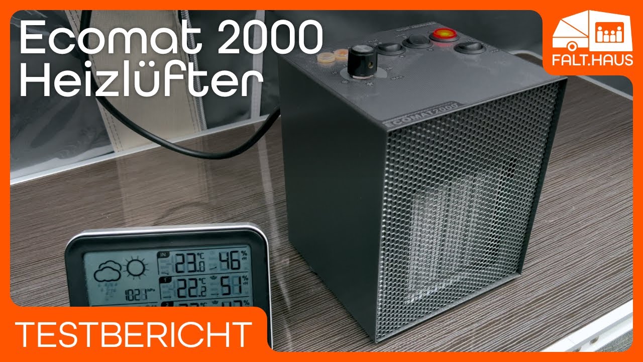 Ecomat 2000 Heizlüfter im Faltcaravan-Praxistest